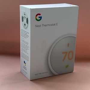 NWT Google Nest Pro E Thermostat Sealed Brand New in Box